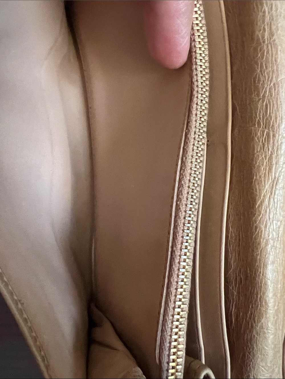 Prada Milano Taupe Leather Wallet with Gold Hardware - Picture 15 of 16